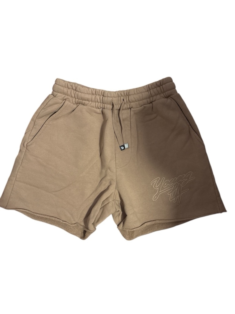 YoungLA Beige Cotton Shorts Size: Medium NWT